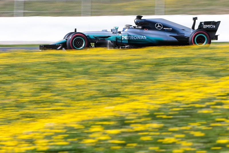 Valtteri Bottas and Mercedes set fastest pace of F1 testing so far