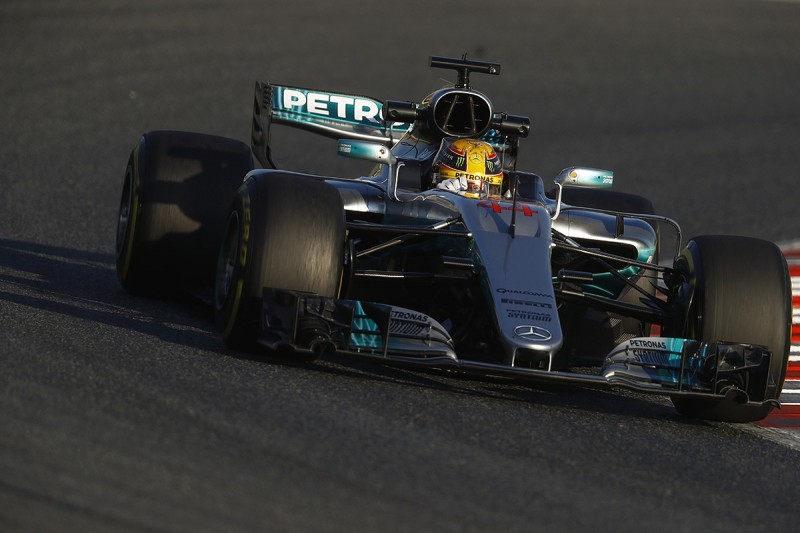 F1 testing 2017: Hamilton tops first day for Mercedes