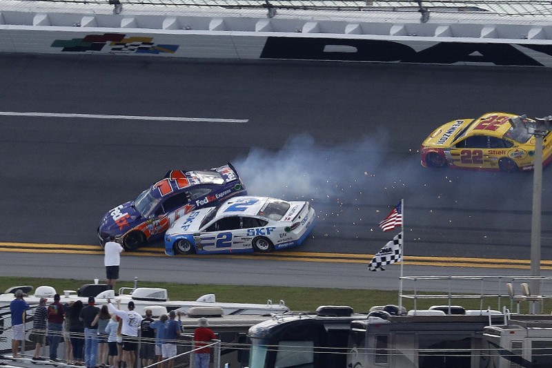 Daytona run-in with NASCAR rival Hamlin a message, Keselowski says