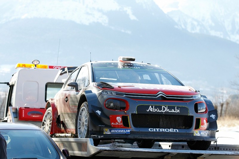 WRC: Kris Meeke accepts blame for crash on Monte Carlo Rally