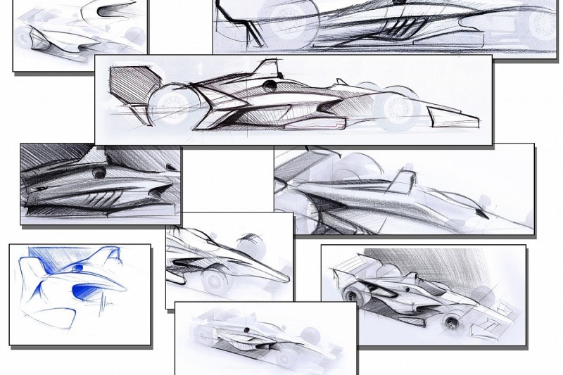 IndyCar unveils concepts for new 2018 aero package