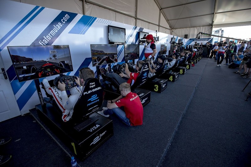 Gamers join Formula E teams for Las Vegas eSports shootout