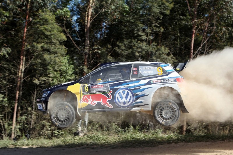 WRC Rally Australia: Andreas Mikkelsen takes early lead for VW