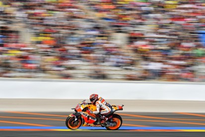 Marc Marquez tops MotoGP's third practice session at Valencia