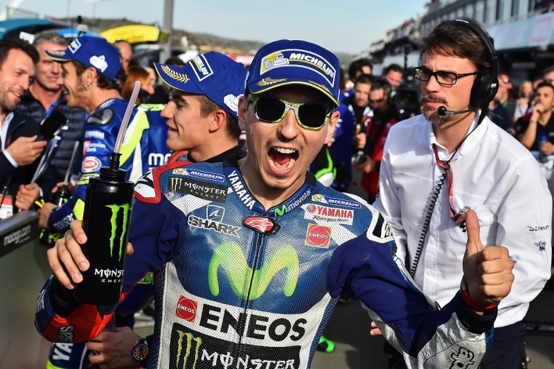 Valencia MotoGP: Jorge Lorenzo takes pole for Yamaha farewell