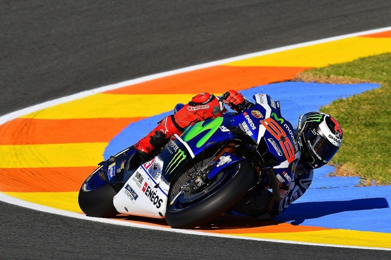 MotoGP Valencia: Jorge Lorenzo leads Valentino Rossi in practice one