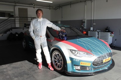 Ex-F1 racer Heinz-Harald Frentzen tests Electric GT Tesla
