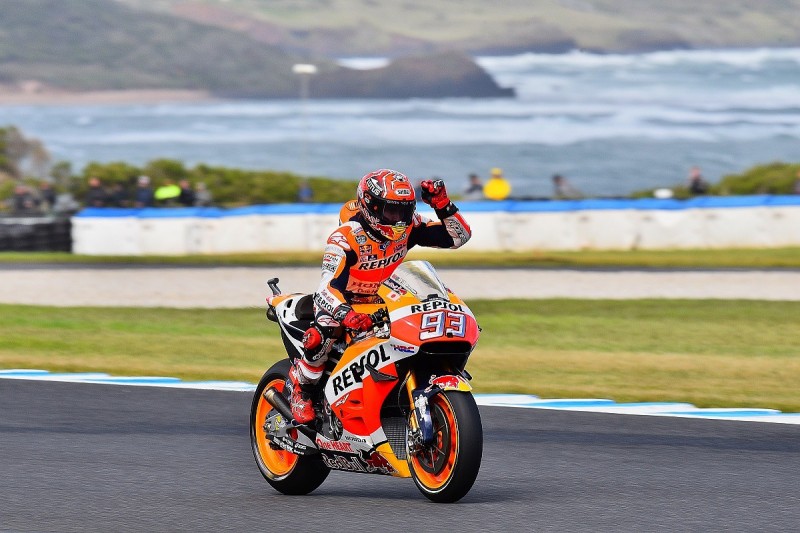 Australian MotoGP: Marquez on pole from Crutchlow, Yamahas struggle