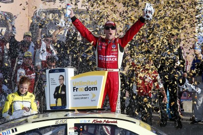 Kansas NASCAR: Kevin Harvick wins and reaches next Chase stage