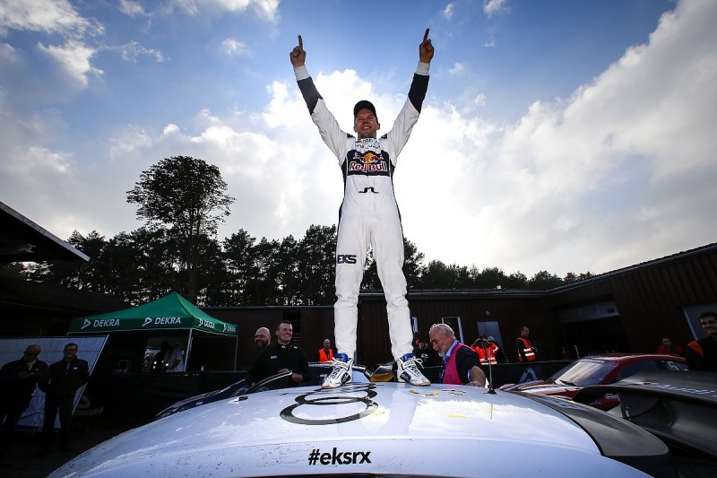 Mattias Ekstrom crowned World RX champion at Estering
