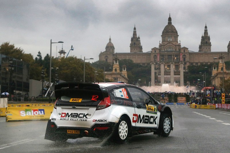 WRC Spain: Ott Tanak makes the most of wet Barcelona conditions