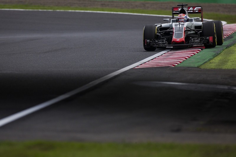 Brake material behind Haas F1 driver Grosjean's problems