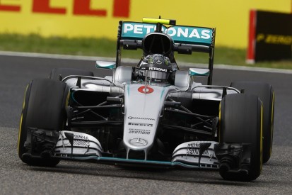 Japanese Grand Prix: Nico Rosberg stays on top in practice two