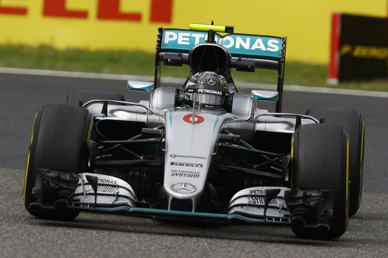 Japanese Grand Prix: Nico Rosberg stays on top in practice two