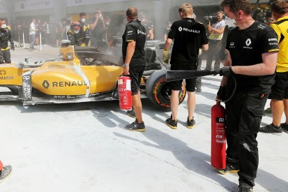 Kevin Magnussen F1 fire: New fuel system parts to blame