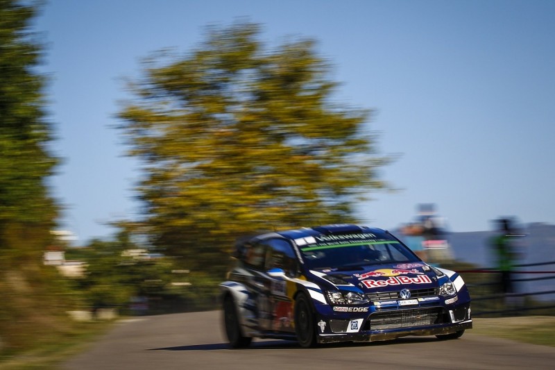 WRC Corsica: Volkswagen's Ogier leads Meeke after first morning