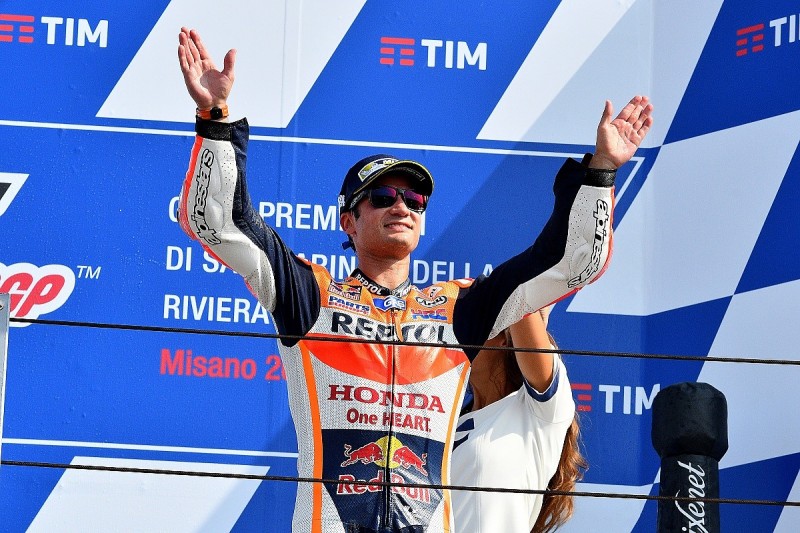 MotoGP Misano: Pedrosa charges through to beat Rossi at home
