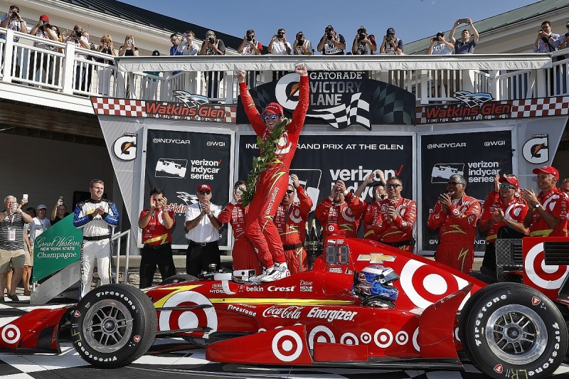 Watkins Glen IndyCar: Dixon wins, Power crash helps Pagenaud