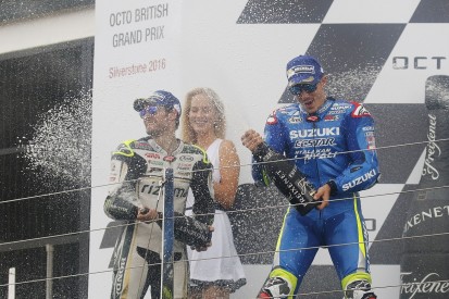 Maverick Vinales wins MotoGP British GP for Suzuki, Cal Crutchlow second