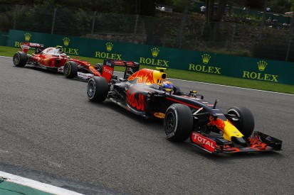 Max Verstappen says he was the victim in clash with Ferraris at Spa