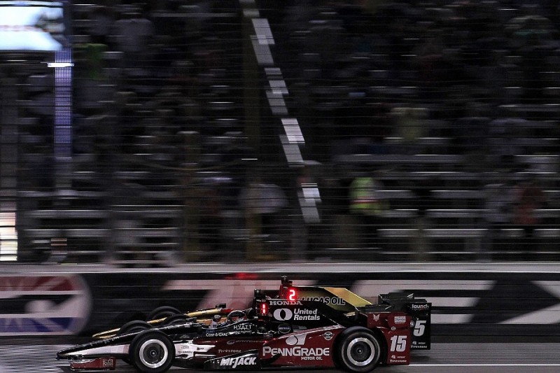 Texas IndyCar: Graham Rahal beats James Hinchcliffe by 0.08s