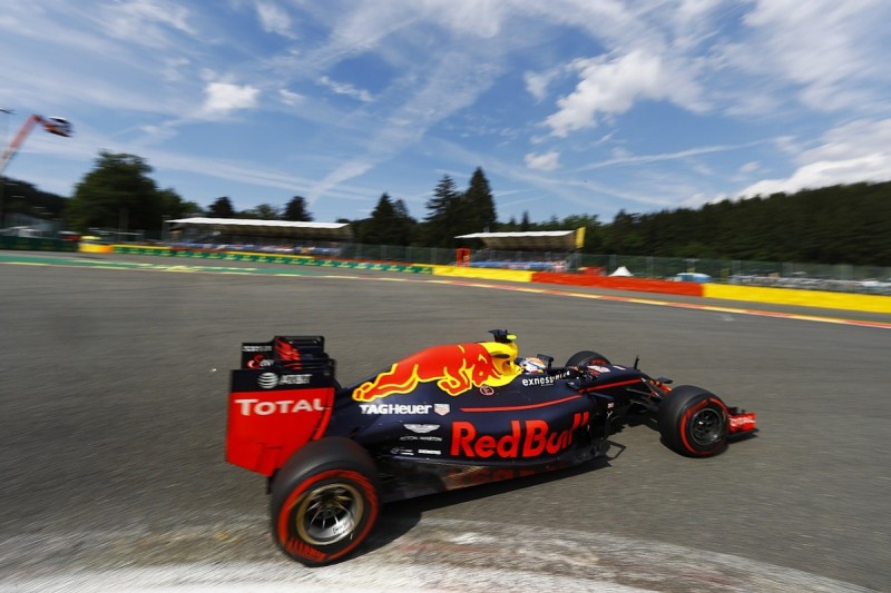 Belgian GP: Max Verstappen leads Red Bull one-two in practice