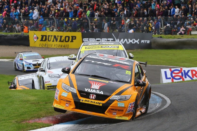 BTCC Knockhill: Matt Neal wins race two to close on points lead
