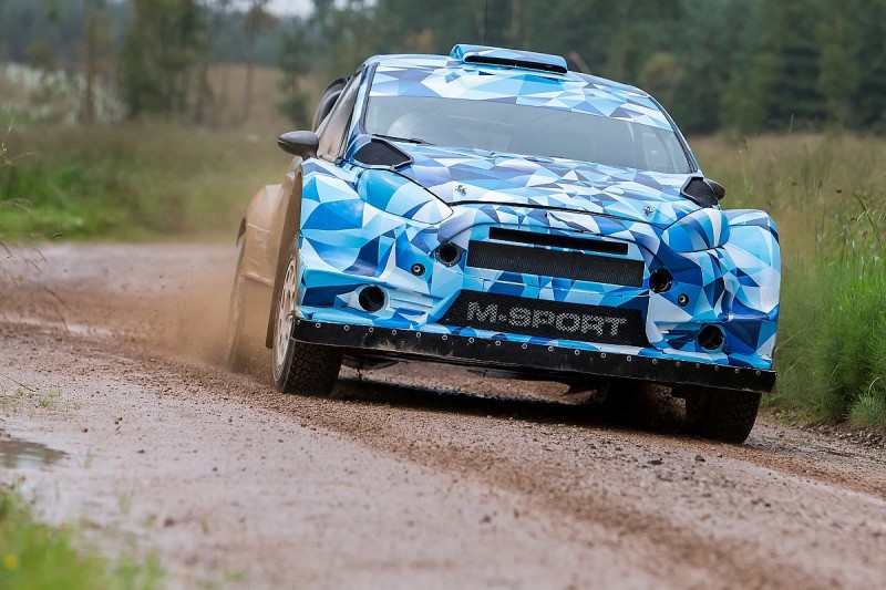 M-Sport World Rally Championship team begins testing 2017 mule car