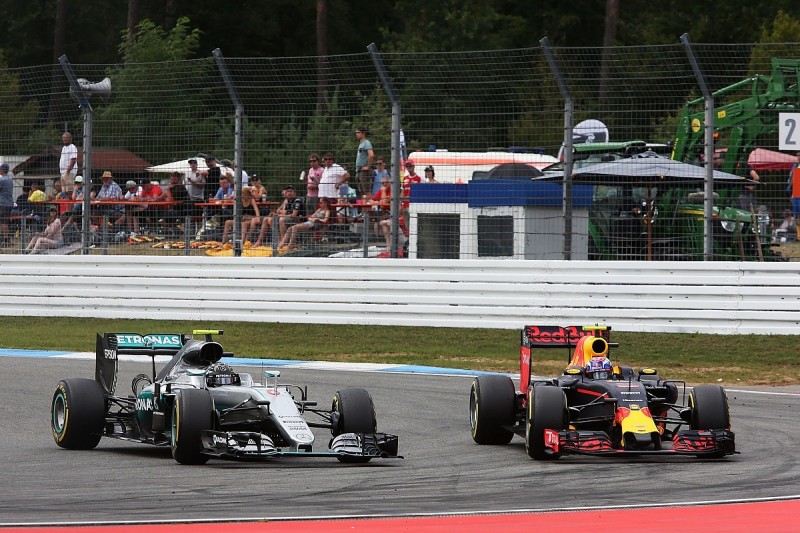 German GP: Red Bull's Verstappen thought he and Rosberg would crash