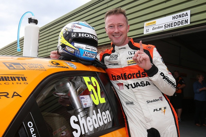 Snetterton BTCC: Honda's Shedden takes first pole in three years