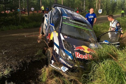 Rally Finland: Sebastien Ogier crashes on opening day