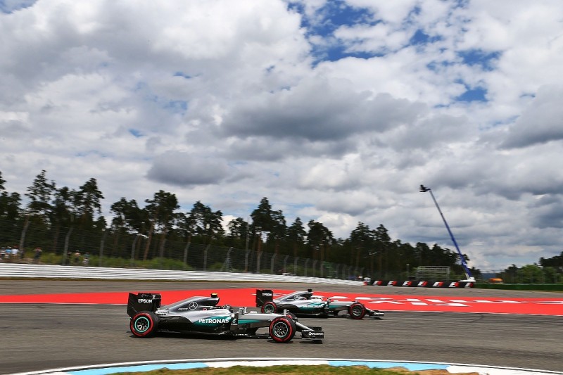 F1 German GP: Rosberg leads Mercedes team-mate Hamilton in FP2