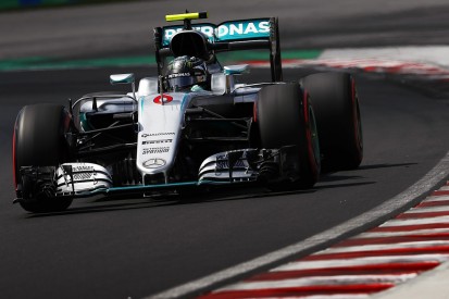 Hungarian GP: Nico Rosberg leads practice, Lewis Hamilton crashes