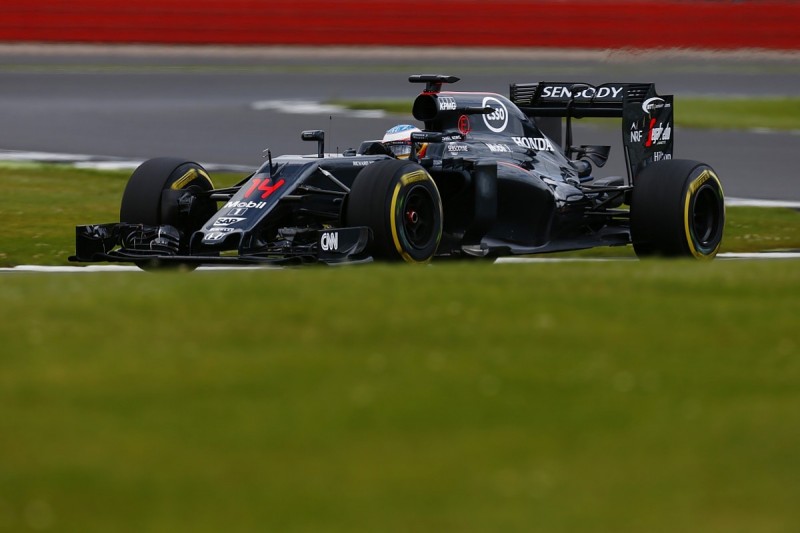 Alonso leads first day of Silverstone test amid bizarre incident