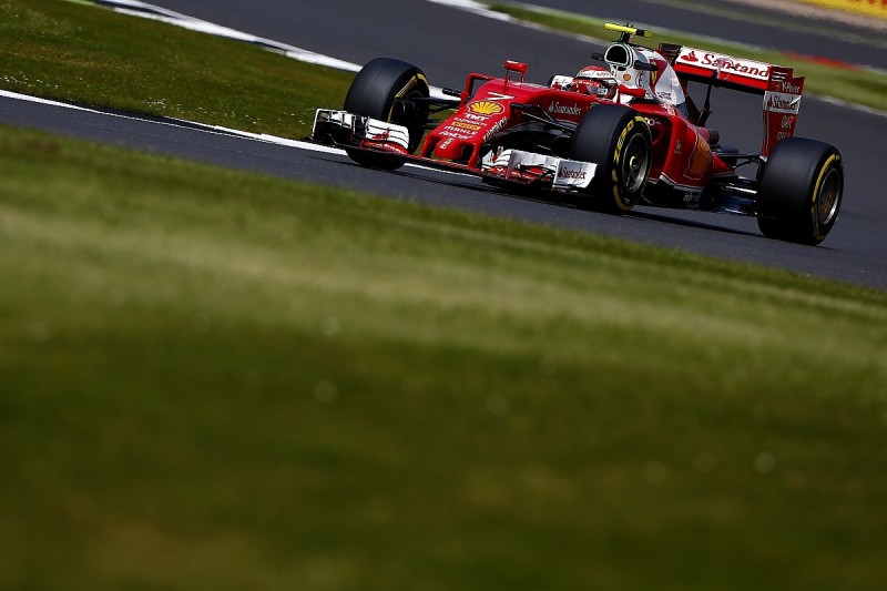 Kimi Raikkonen: Ferrari F1 team 'stuck' in Silverstone conditions