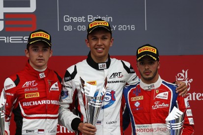 Silverstone GP3: Alexander Albon holds off charging Charles Leclerc