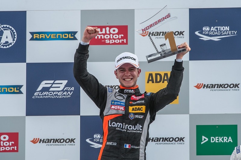 Norisring European F3: Hubert resists Stroll for first win