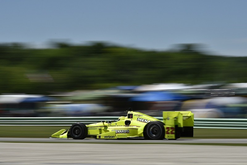 Road America IndyCar: Simon Pagenaud leads practice one for Penske