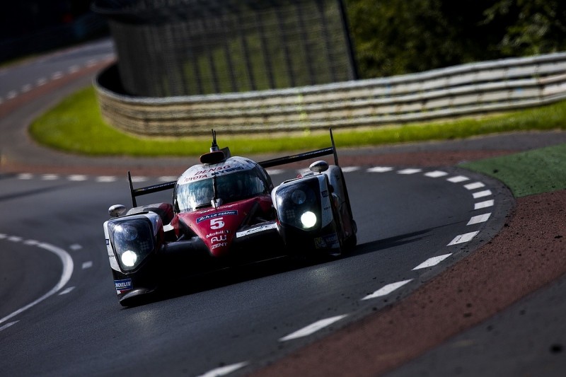 #5 Toyota leads Porsche in Le Mans 24 Hours with two hours to go
