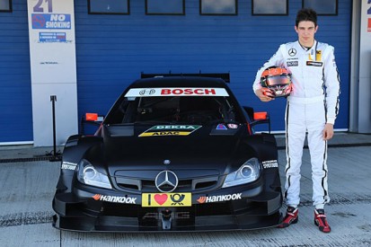 Lotus F1 reserves Charles Pic and Esteban Ocon test DTM Mercedes