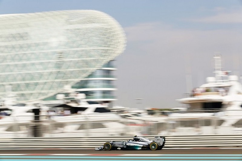 Abu Dhabi GP: Nico Rosberg heads Lewis Hamilton in final practice