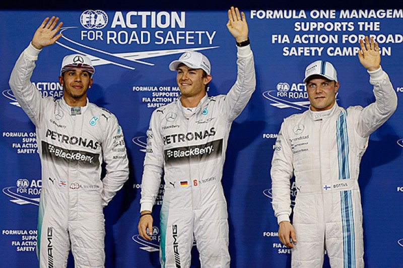 Abu Dhabi GP: Rosberg beats Hamilton to pole ahead of finale