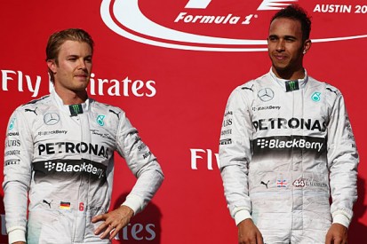F1 USGP: Nico Rosberg struggled to find rhythm with Lewis Hamilton