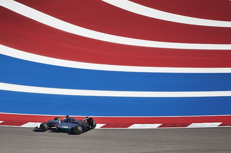 US GP: Lewis Hamilton fastest in practice, Nico Rosberg troubled