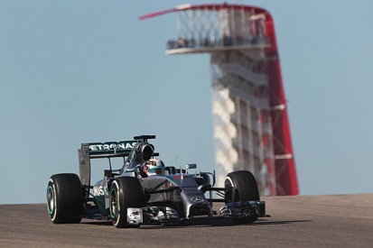 US GP: Lewis Hamilton pips F1 title rival Nico Rosberg in practice