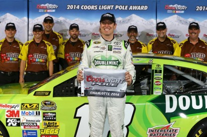 Charlotte NASCAR: Kyle Busch holds off Jeff Gordon for pole