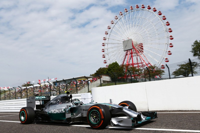 Japanese GP: Nico Rosberg leads first Suzuka practice for Mercedes