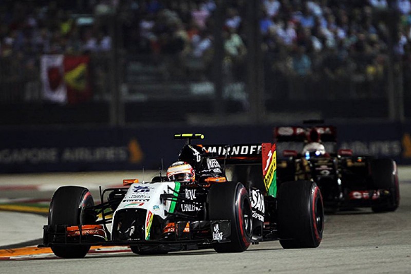 Force India F1 boss hails team's courage in the Singapore GP