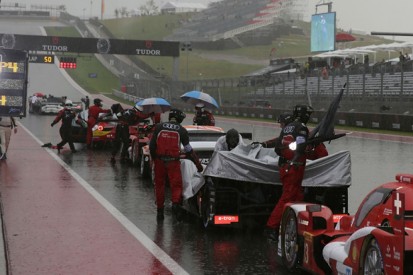 Austin WEC: Storm and crashes interrupt race, cause red flag