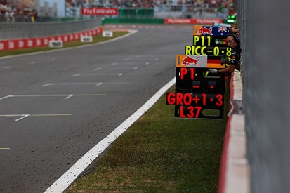Team radio clampdown extends to Formula 1 pit boards